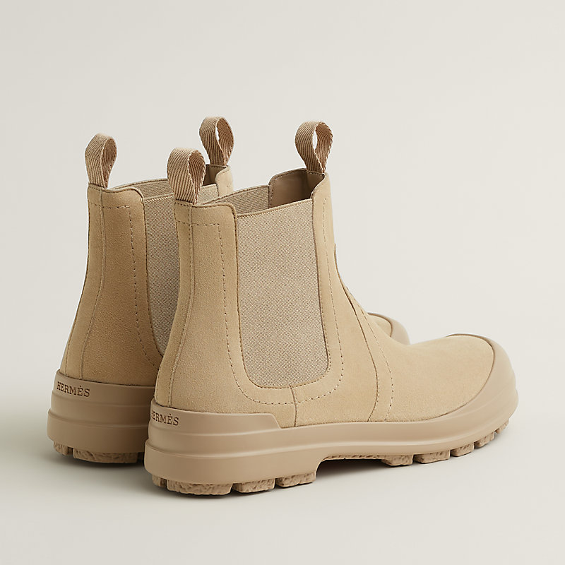 38 ファッション HERMES ニットブーツ ベージュ38